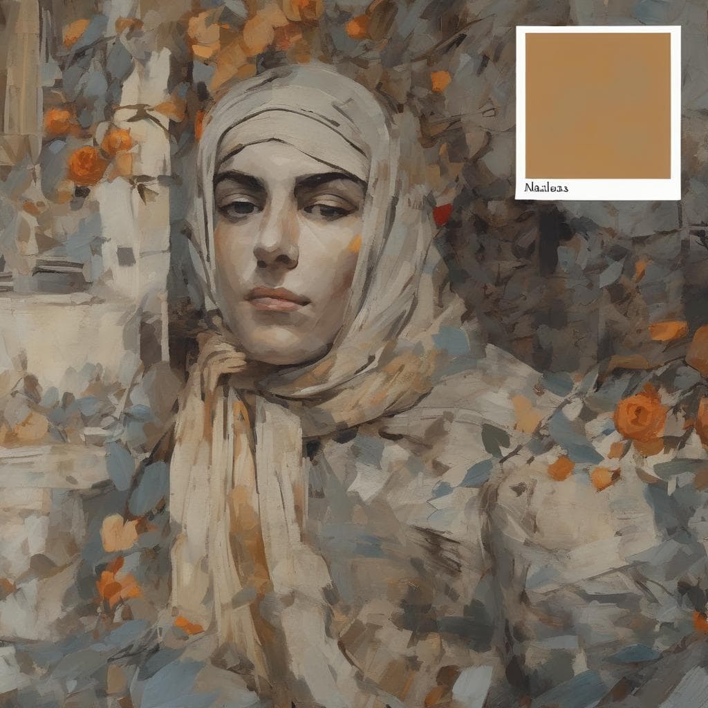 Μάολέας, μεγάλοι καλλιτέχνες στην ιστορία της τέχνης, πορτρέτο γυναίκας με μαντίλι, ρεαλιστικό έργο ζωγραφικής, εκθέση κλασικής τέχνης, σύγχρονοι μεγάλοι καλλιτέχνες.